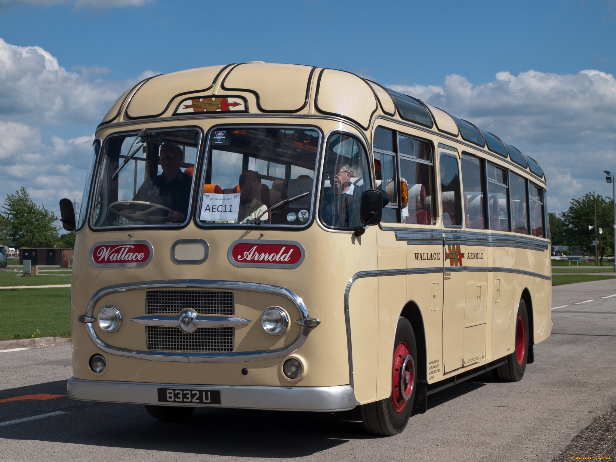 1958 aec relianceplaxton wallace arnold, , , , , 